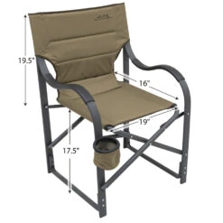 Alps Mountaineering Camp Chair -Alps camp chair 2020khaki dimensions 1