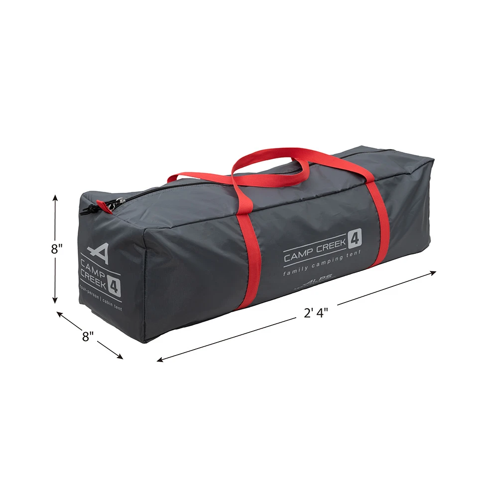 Alps Mountaineering Camp Creek 4-Person Gray/Red 6 Alps Mountaineering Camp Creek 4-Person Gray/Red - Image 4