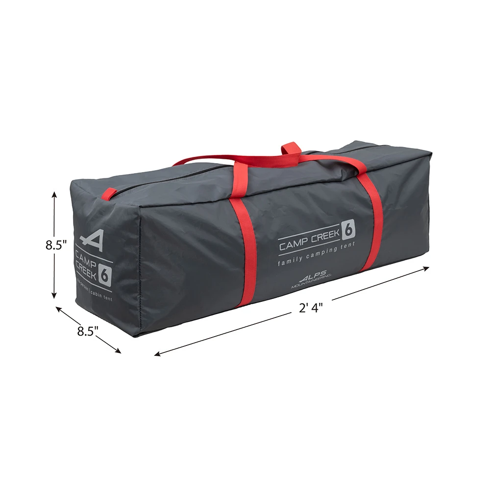 Alps Mountaineering Camp Creek 6-Person Gray/Red 5 Alps Mountaineering Camp Creek 6-Person Gray/Red - Image 3