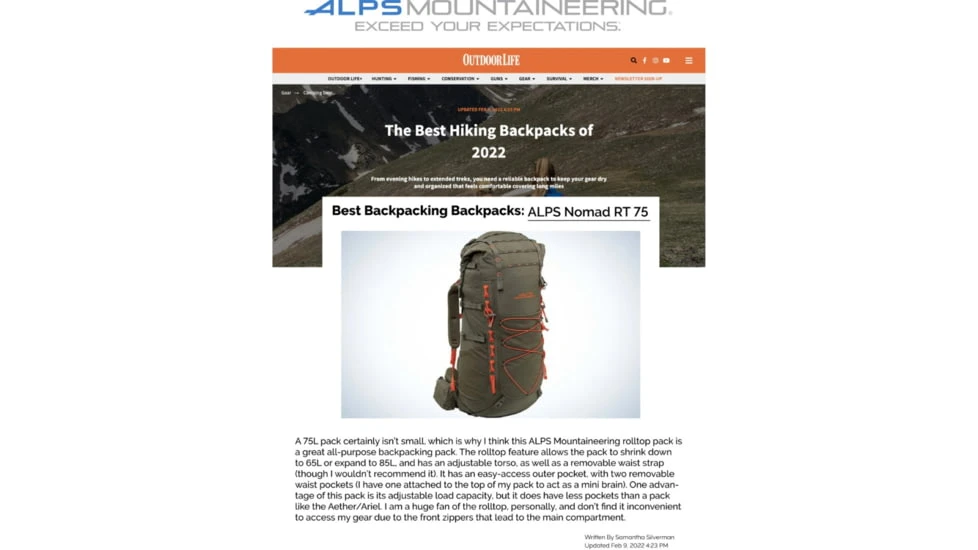 ALPS Mountaineering Nomad Pack 9 ALPS Mountaineering Nomad Pack - Image 7